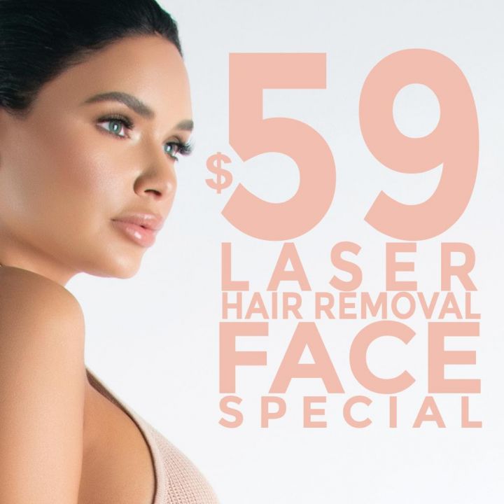Laser Hair Removal $59 Face Special in Five Towns